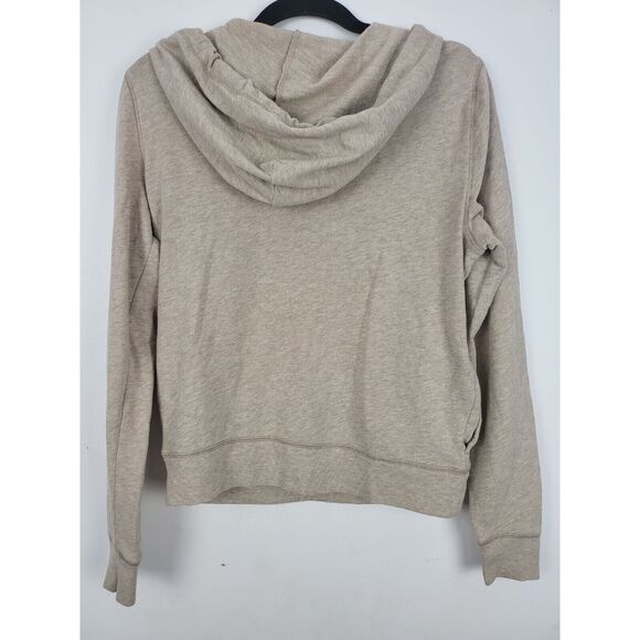 Pink Victoria's Secret Sweeatshirt Hooded S/P Womens Tan Long Sleeve Crew Neck - Picture 4 of 5